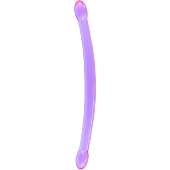 Paarse dubbele dildo