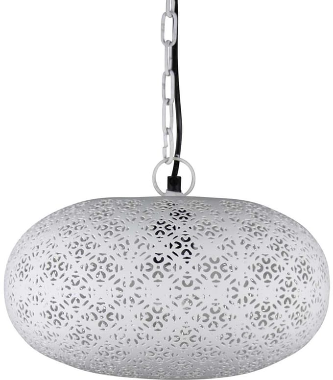 Safaary - Egyptische Hanglamp Adila Wit Ø 32 x 21cm
