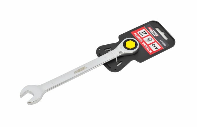 Awtools - Ringsleutel - 27 mm - Chroom-Vanadiumstaal - Ratchet Mechanisme