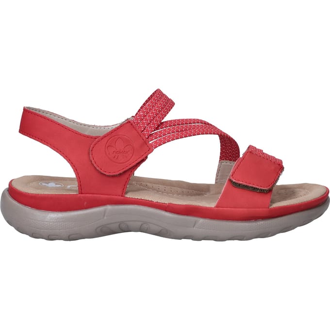 Rieker Sandalen - Dames - Rood - Maat:42