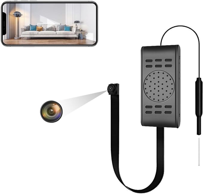 Mini Camera - Videorecorder - Thuis Beveiligen - Bewegingsdetectie - 1080p Full HD - Zwart