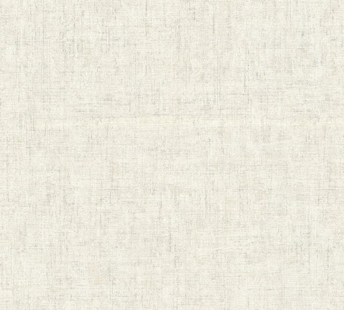 UNI BEHANG | Structuur - beige creme zilver metallic - A.S. Création Greenery
