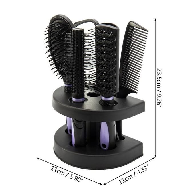 Salon Barber Comb PP Opbergstandaard Voor Kapperskammen Borstels Scharen Strijkijzer Rol Organizer Rek Haarstylinghouder roze