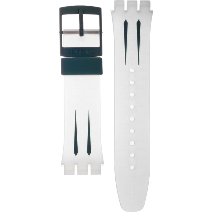 Swatch Plastic - Scuba Libre - SUU ASUUK402 SUUK402 Voile Blanche Horlogeband