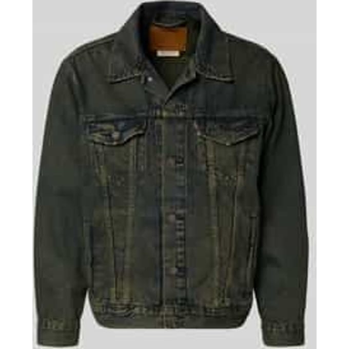 Relaxed fit jeansjack van puur katoen Model 'TRUCKER'