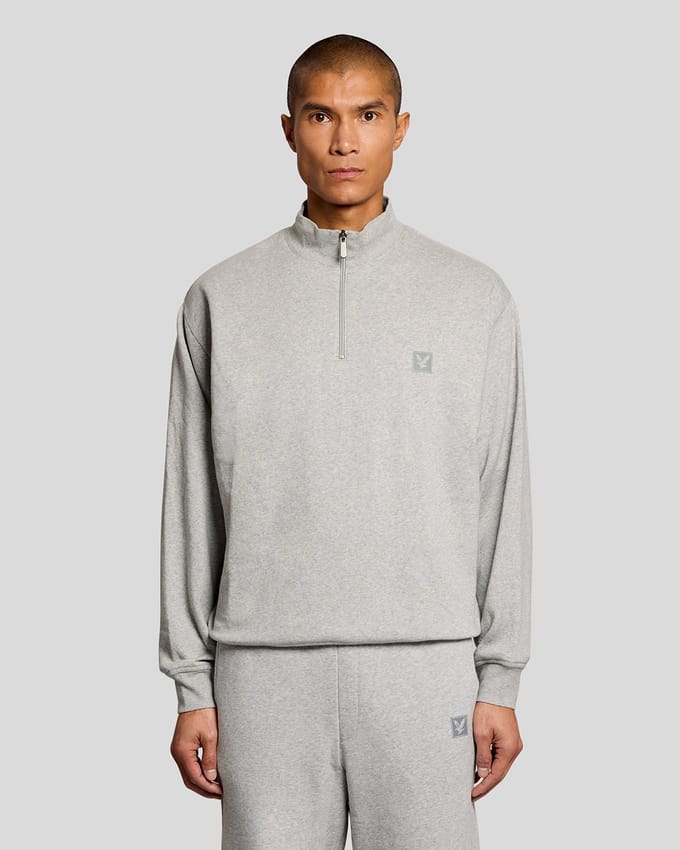 1/4 rits sweater Lyle & Scott Loungewear