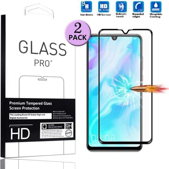 Protecteur d'écran - Huawei - P30 Lite - Verre Trempé - 2 Pièces - Protection Complète