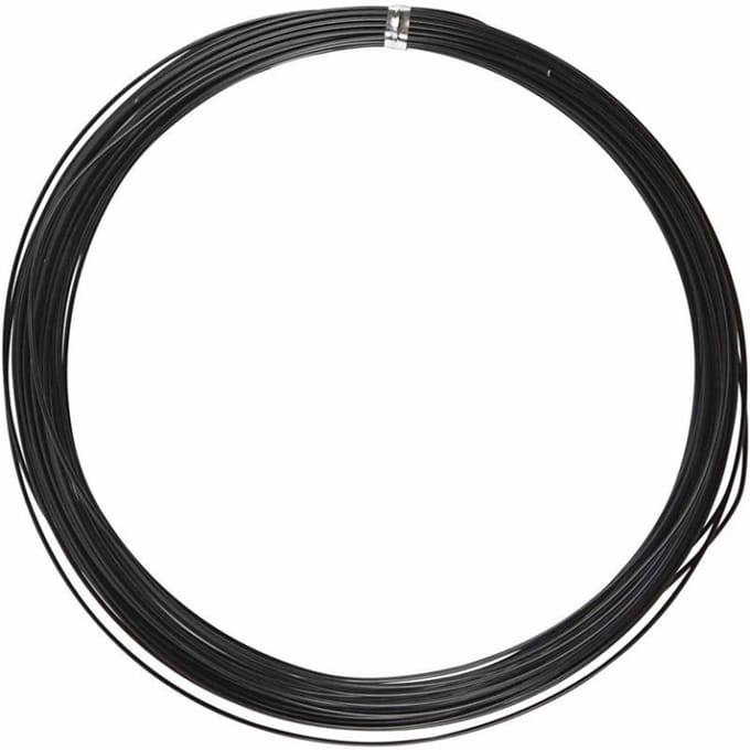 CC Alu Draad 1 mm Zwart 16 m