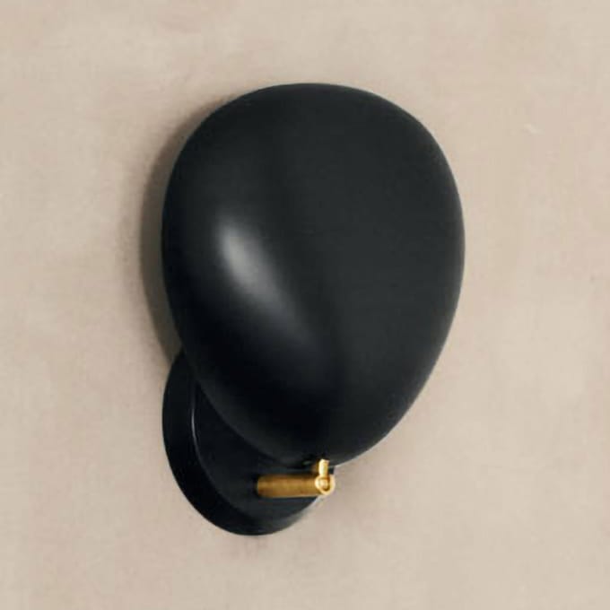 GUBI Cobra Wandlamp Zwart Bekabeld