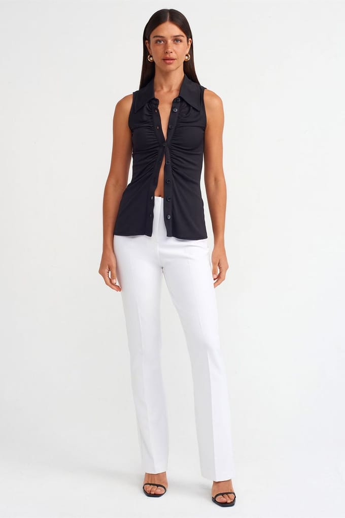 Hoge Taille Flared Broek