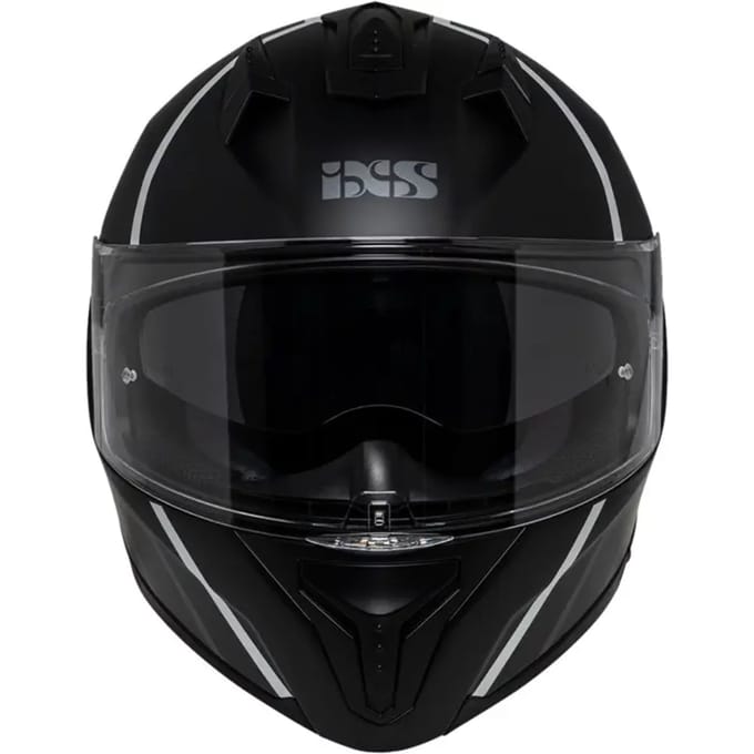 IXS iXS217 2.0 Mat Zwart Wit Integraalhelm - Helm