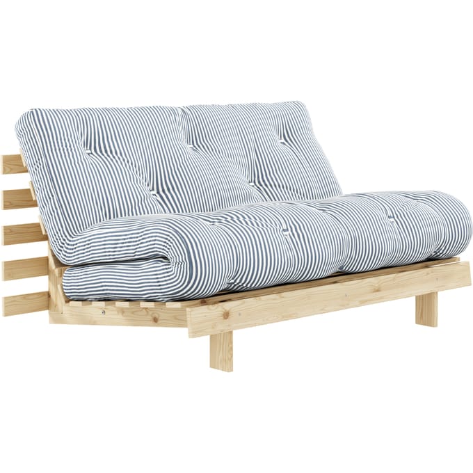 Karup Slaapbank Roots 140 - 611 Beach Blue - 100 raw
