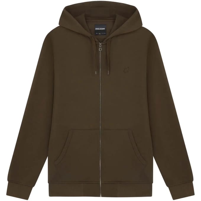 Hooded sweatshirt met rits Lyle & Scott Tonal Eagle