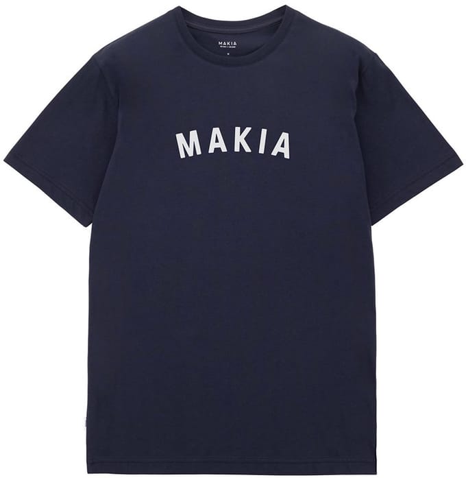 Makia Pujo T-shirt Met Korte Mouwen Blauw L Man
