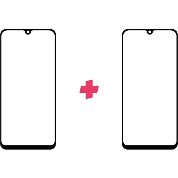 DuoPack: Huawei P Smart 2020 screenprotector gehard glas Edge to Edge