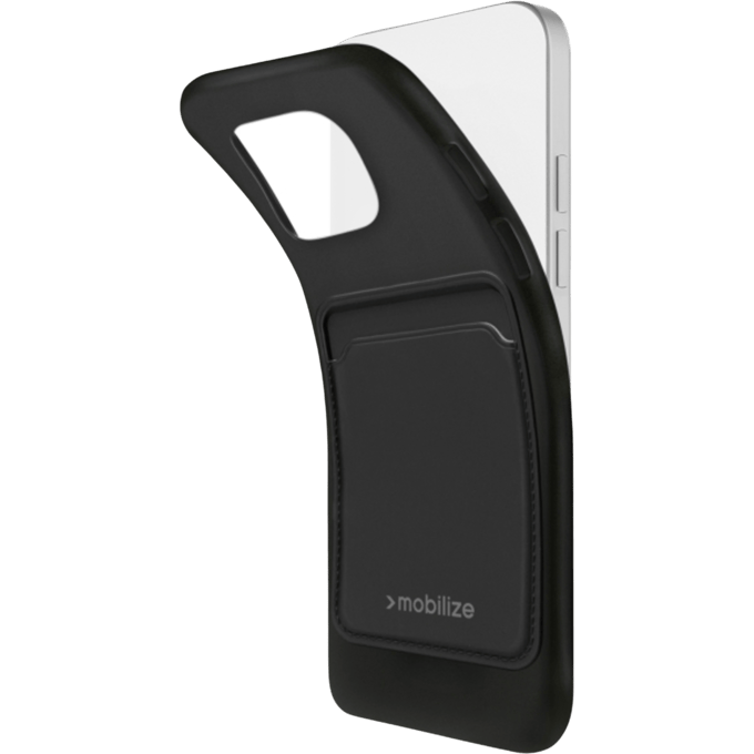 Mobilize iPhone 14 Pro Max Hoesje met Kaarthouder  Zwart