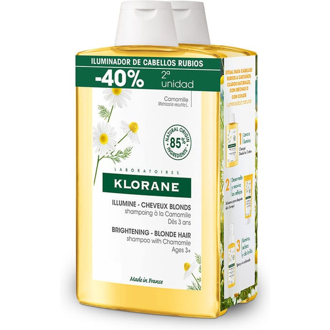 A La Camomila Verhelderend Shampoo voor Blond Haar Duo 2 X 400 ml