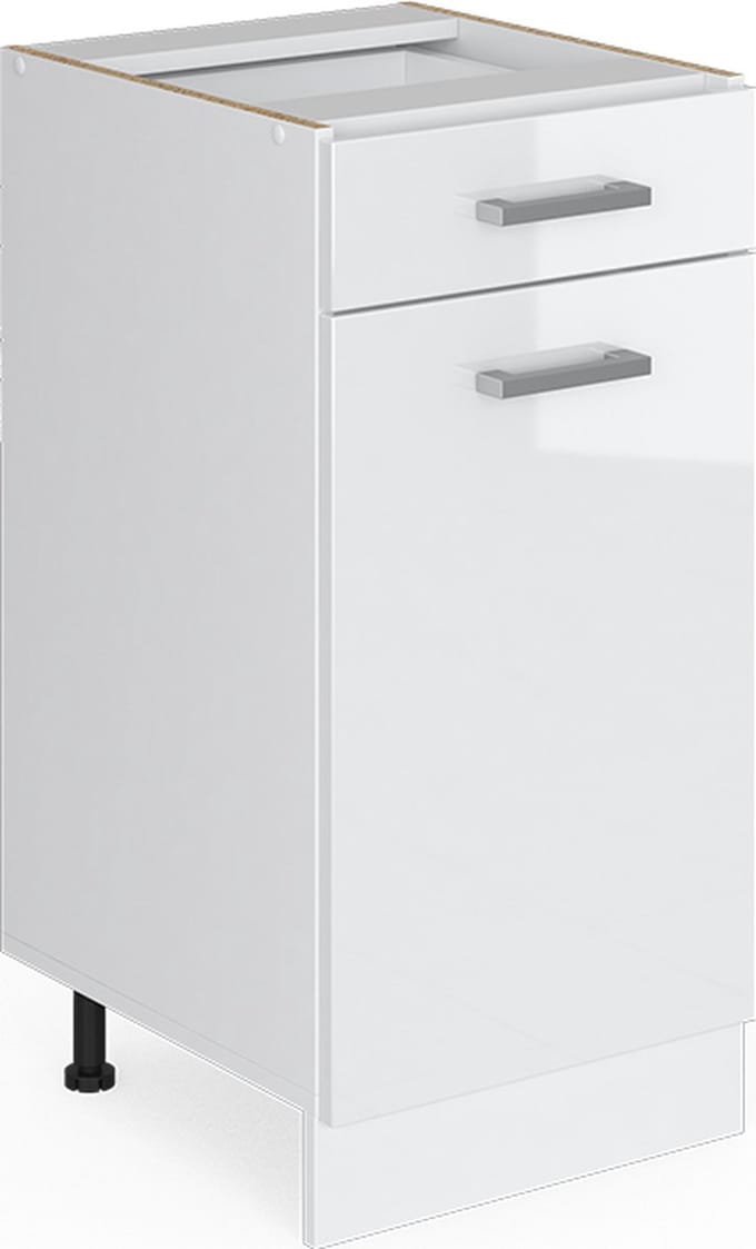 Vicco R-Line Keukenonderkast – 40 cm, WB Eik Wit Hoogglans