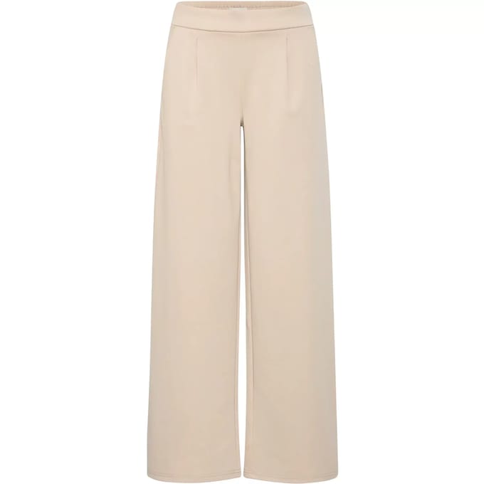 Wide Leg Pants Style IC13339000127RO Wo - Beige Jeans