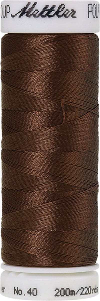 Mettler borduurgaren - Bruin - Nr 945 - Polysheen - 200 meter
