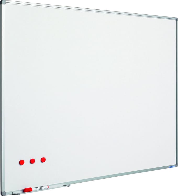 Smit Visual magnetisch whiteboard, emaille, 30 x 45 cm