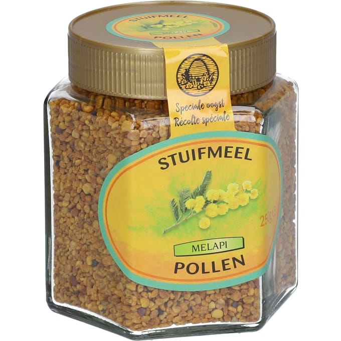 Melapi Stuifmeel | Natuurlijk bijenpollen granulaat Energie & welzijn 250 Granulaat