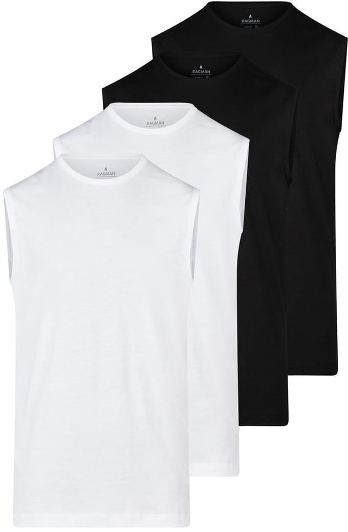 RAGMAN Heren onderhemd 4 pack Basic