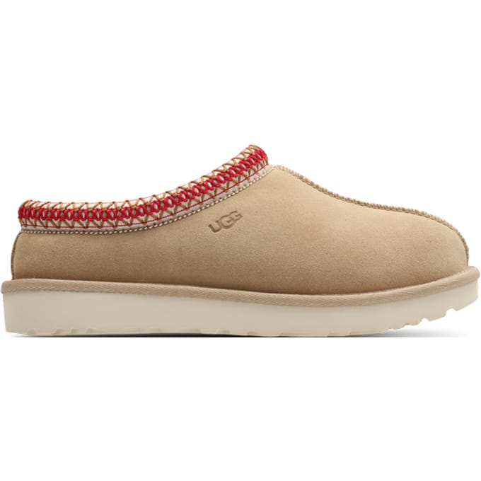 UGG® Tasman II for Women in Sand/Dark Cherry, Size 6, Suede/Polyester