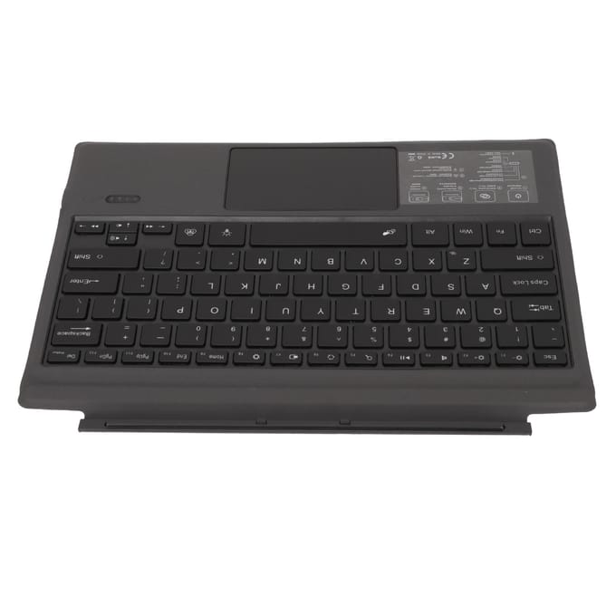 Clavier Bluetooth sans fil rechargeable avec touches colorées pour tablette Surface Go3 black