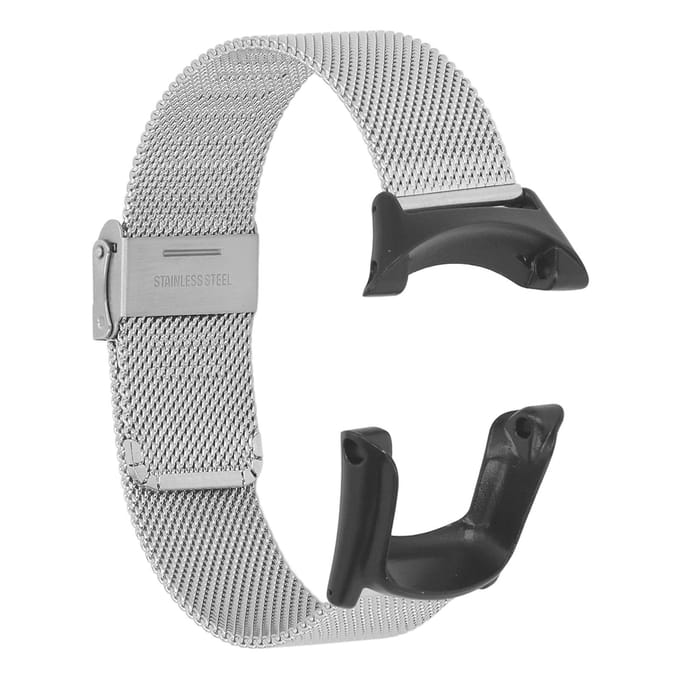 Horlogeband Vervanging voor Ambit 3 Sport 3 Run Roestvrijstalen Mesh Verstelbare Polsband met 2 stuks Schroevendraaiers gray