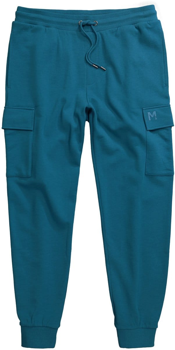 Men Plus - Heren - Cargo-joggingbroek elastische tailleband - Lagunes groen - Maat L