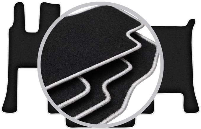 CARLUX-SILVER automatten voor: Mercedes Actros MP4 brede cabine (2011-)