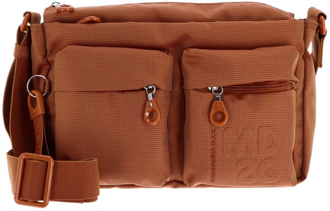 MANDARINA DUCK schoudertas MD20 Medium Crossover Pumpkin abrikoos