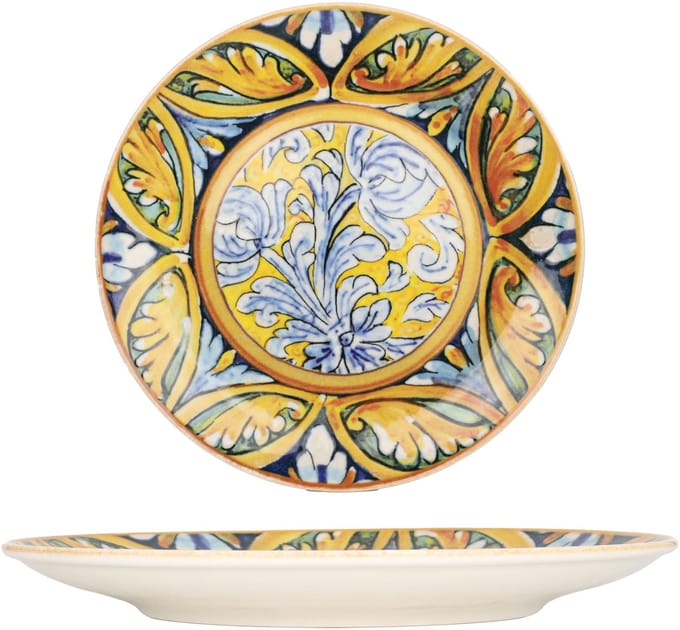 Kütahya Porselen Dinerbord - Strada - Porselein - 25 cm - set van 6