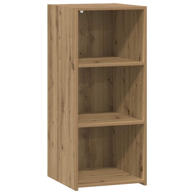 vidaXL - Dressoir - Artisanaal - eiken - 40 - x - 41 - x - 93 - cm - Bewerkt - hout