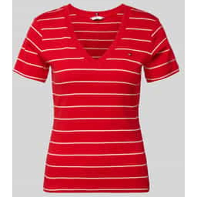 Slim Fit T-shirt van puur katoen