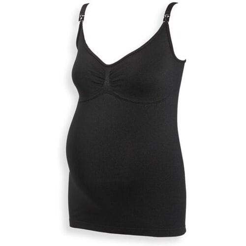 Prénatal voedingstop seamless Black S-M Dames