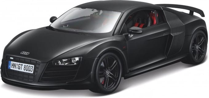 Maisto Modelauto/speelgoedauto Audi R8 GT - zwart - 24 cm - schaal 1:18