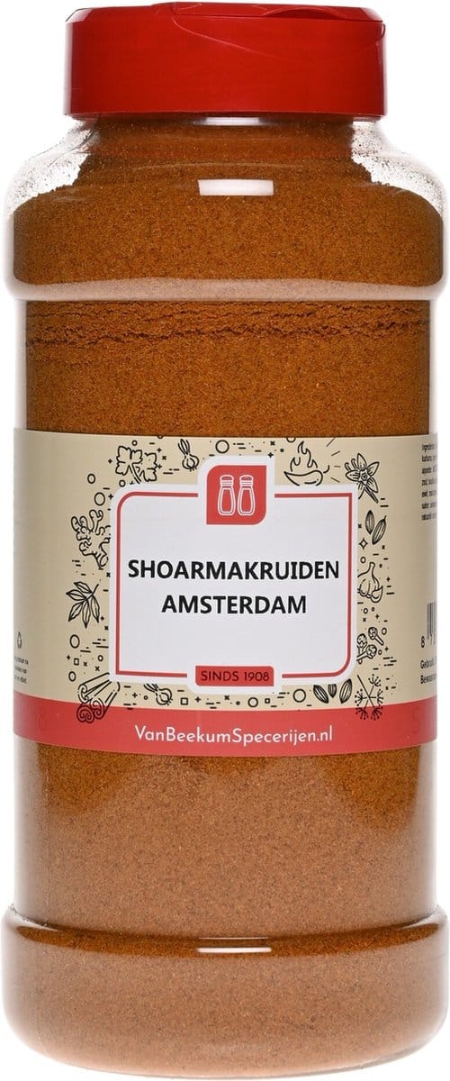 Van Beekum Specerijen - Shoarmakruiden Amsterdam - Strooibus 515 Gram
