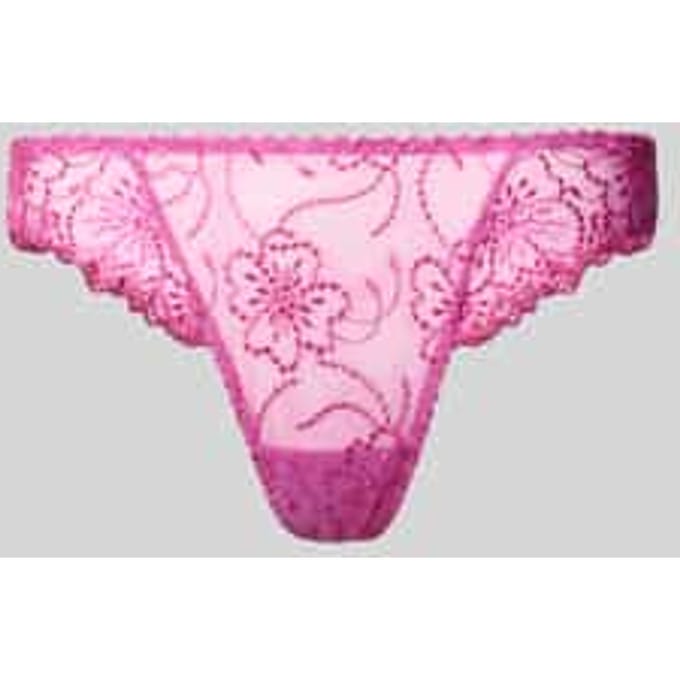 Slim fit string in semitransparant design model 'Jane'