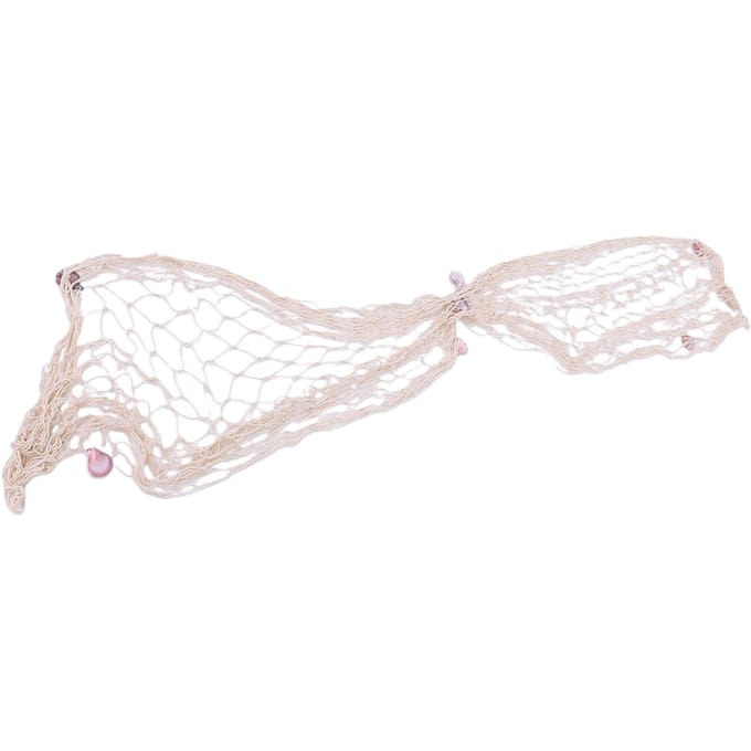 Decoratief Visnet Katoon Touw Zacht Comfortabel Visnet Wanddecoratie voor Feesten white