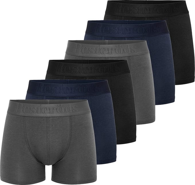 Resteröds Heren retro short / pant 6 pack Bamboo