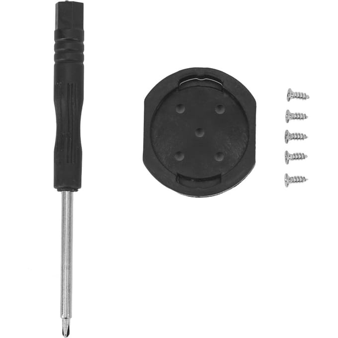 Fietscomputer Reparatie Gereedschapsset 5 Schroeven Computer Beugel Vaste Basis Vervanging Geschikt voor Garmin black