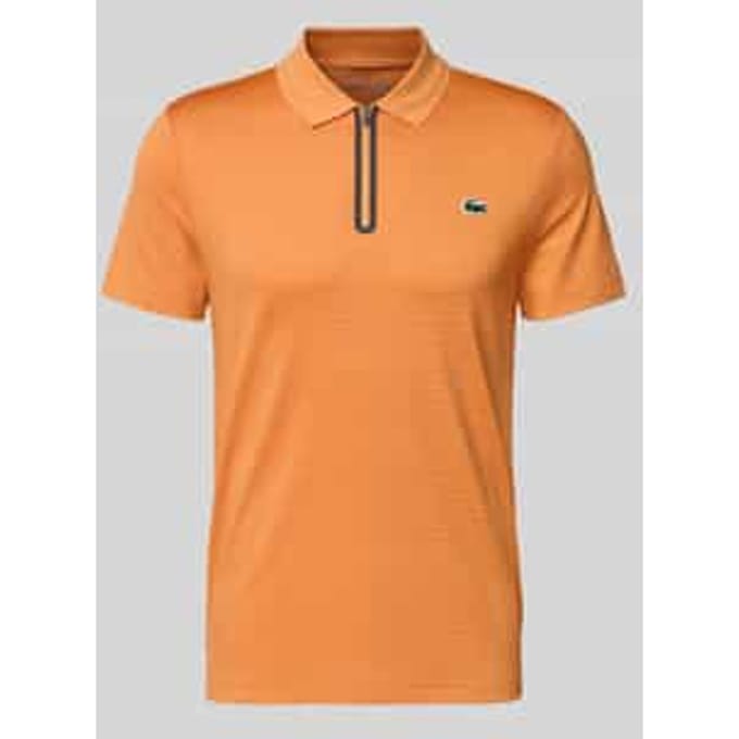 slim fit poloshirt van sneldrogend materiaal