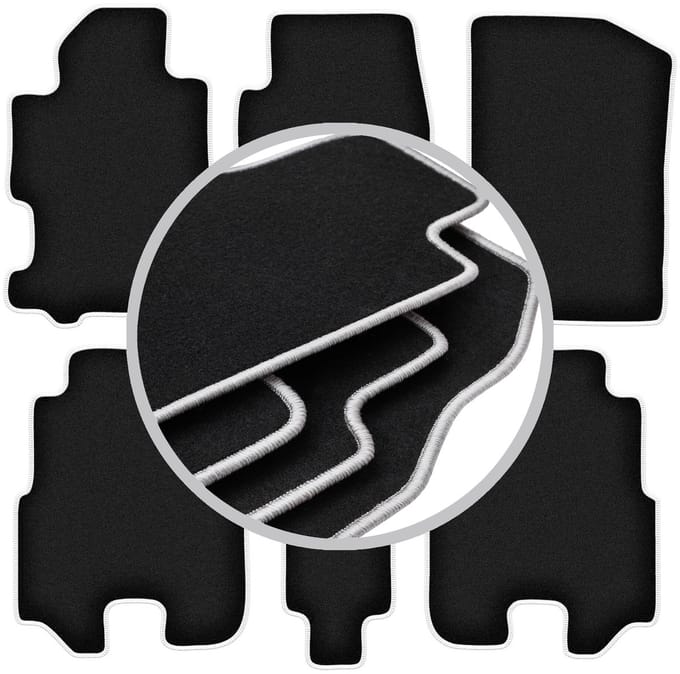 CARLUX-SILVER automatten voor: Honda FR-V minivan (2004-2009)