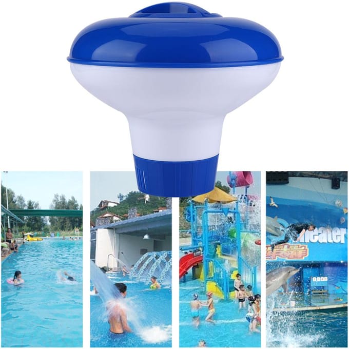 Zwembad Chemische Dispenser Biedt Drijvende Chloor voor Binnen- & Buitenzwembad gray