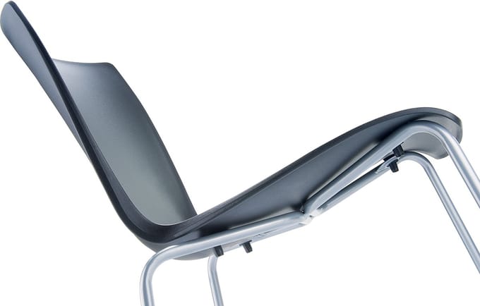 CLP Mio Set van 2 Tuinstoelen zwart