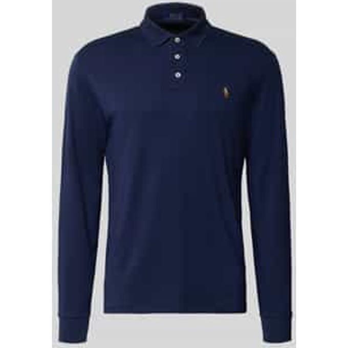 slim fit poloshirt van puur katoen