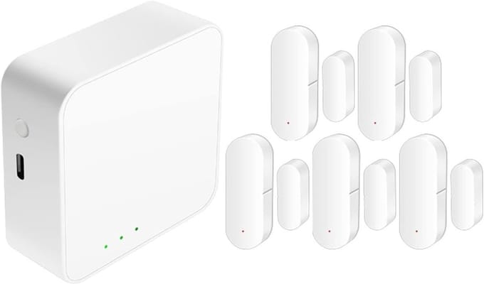 Draadloos Alarmsysteem - Deur Sensor Hub - Huis Beveiliging - Tuya Zigbee Compatibel - 10 Grams - C