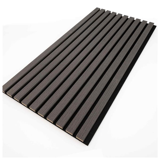 WallArt Wandpanelen 4 st 80 x 40 cm Donkergrijs